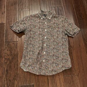 Bonobos Multicolor Floral Men's Tailored Fit Short Sleeve Shirt